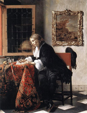 Man writing